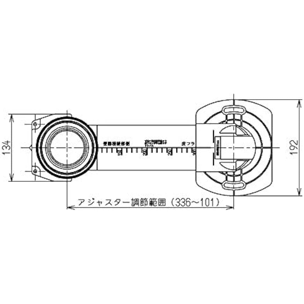 TOTO drainage adjuster main body HH02062S