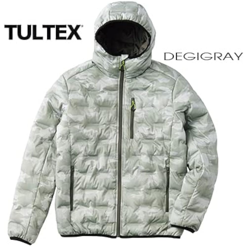 [EVERSOUL] TULTEX Filled Jacket, Zip Parka, Outerwear, Stretch Blouson, Windproof, Cold Protection, Warm, Heat Retention, Outdoor, Fluffy, Large Size, Men's