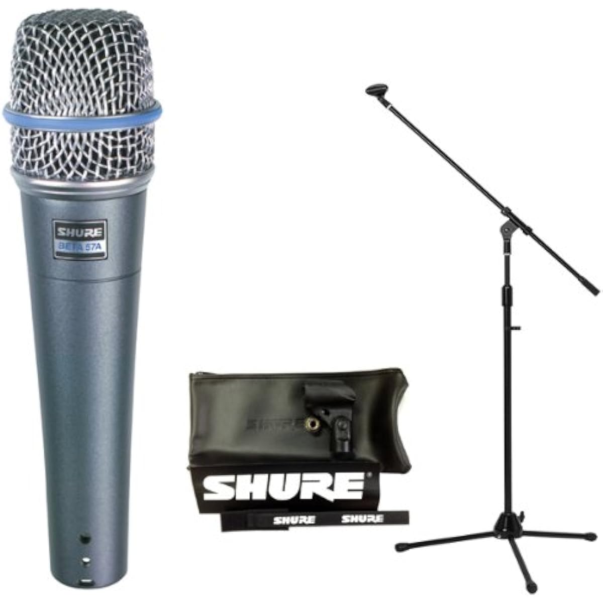 [7-piece set with boom microphone stand] SHURE Beta 57A vocal/instrument microphone