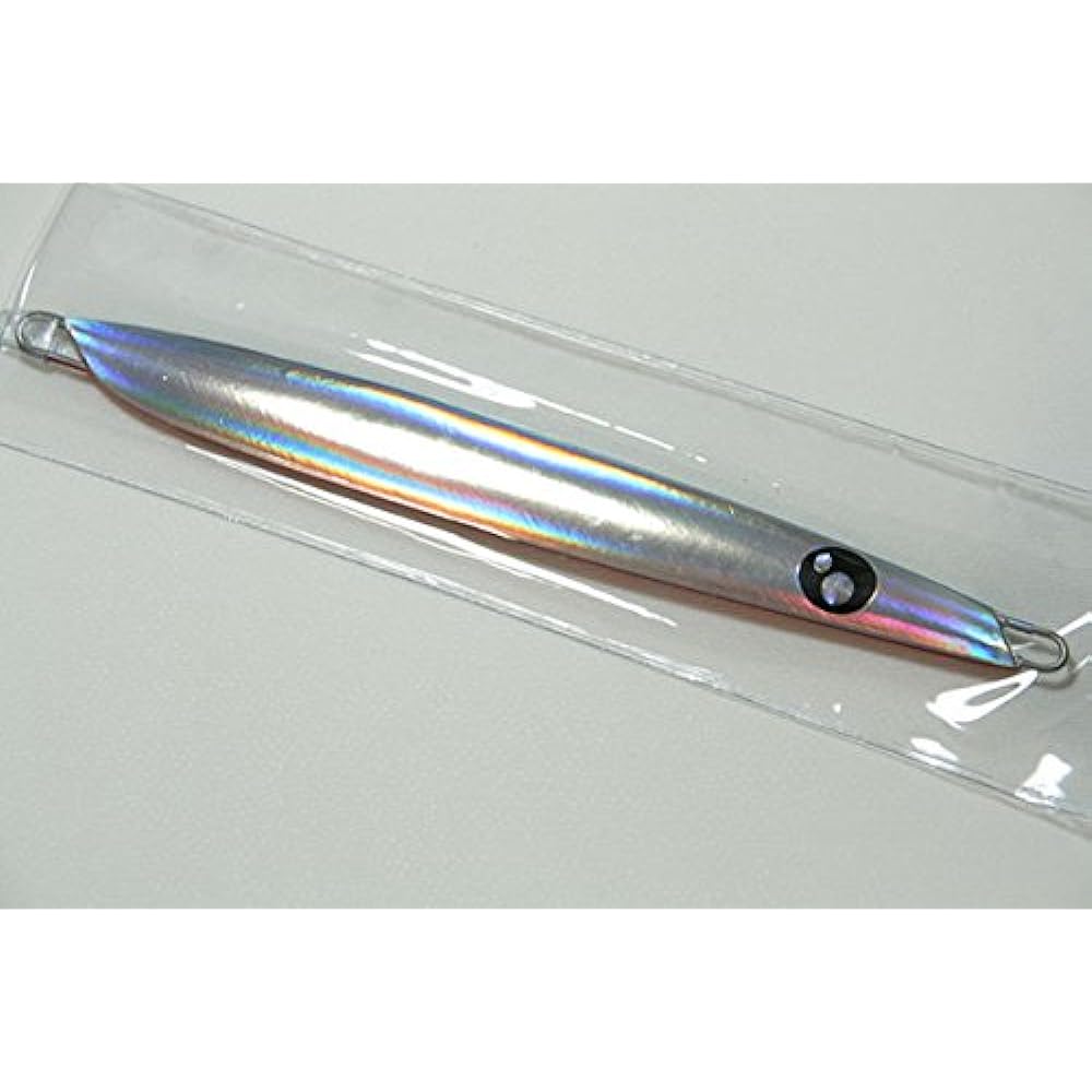 EzoHachi NaMaRaJig270#13 Red Glow Zebra/All Silver Metal Jig Lure