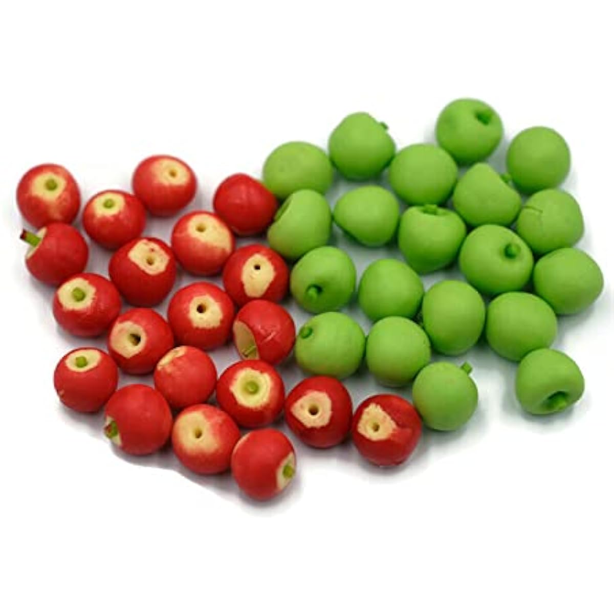 Realistic Fake Fruit Artificial Realistic Mixed Apples 20 Pieces Dollhouse Miniature Food Kitchen NO.2