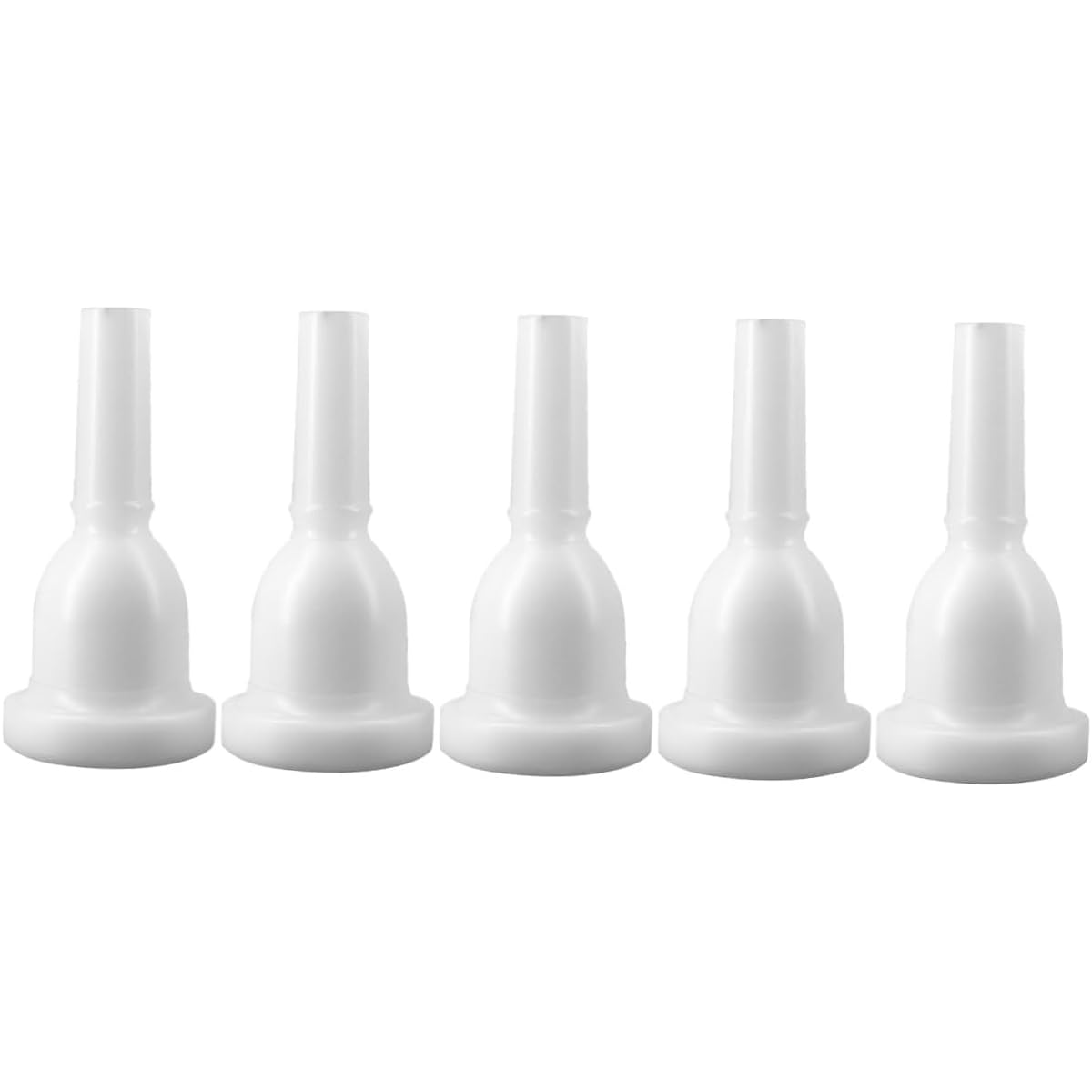 Vaguelly 5pcs Mouthpiece Tuba Accessories White Musical Instrument Metal Large Mouth