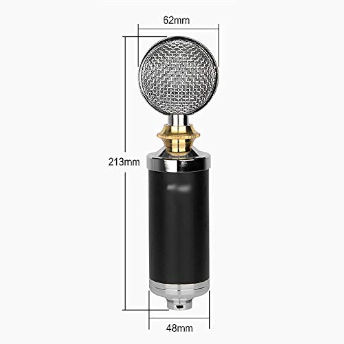Large bottle microphone network mobile phone national K song anchor live recording condenser microphone