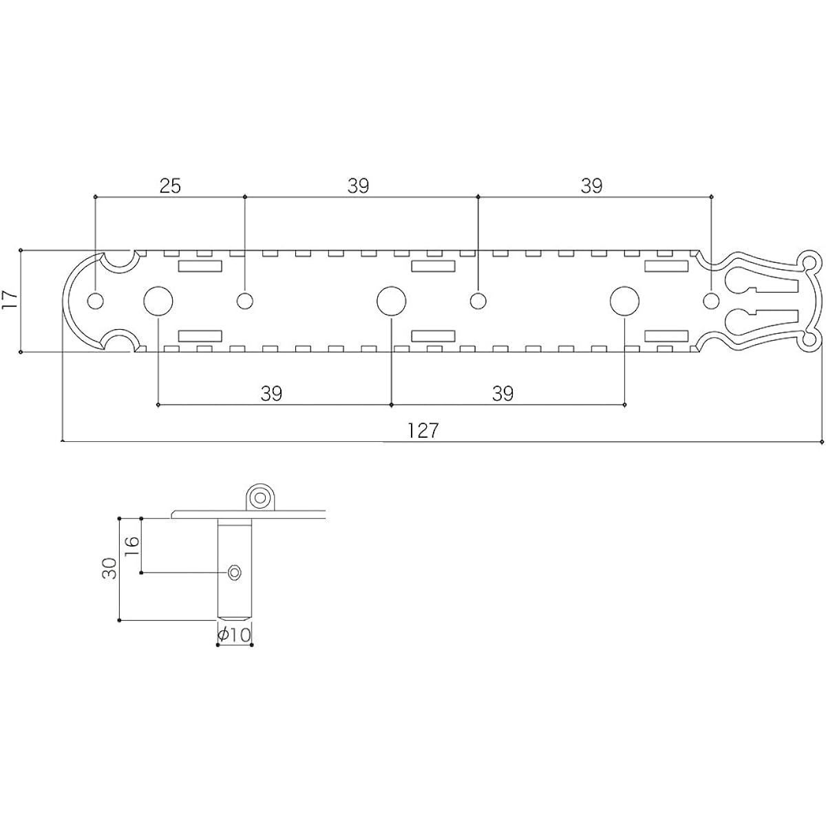 GOTOH Classical Guitar Peg 39mm Pitch EN Knob Gold 40G2000-EN (40G-2000ENX/D)