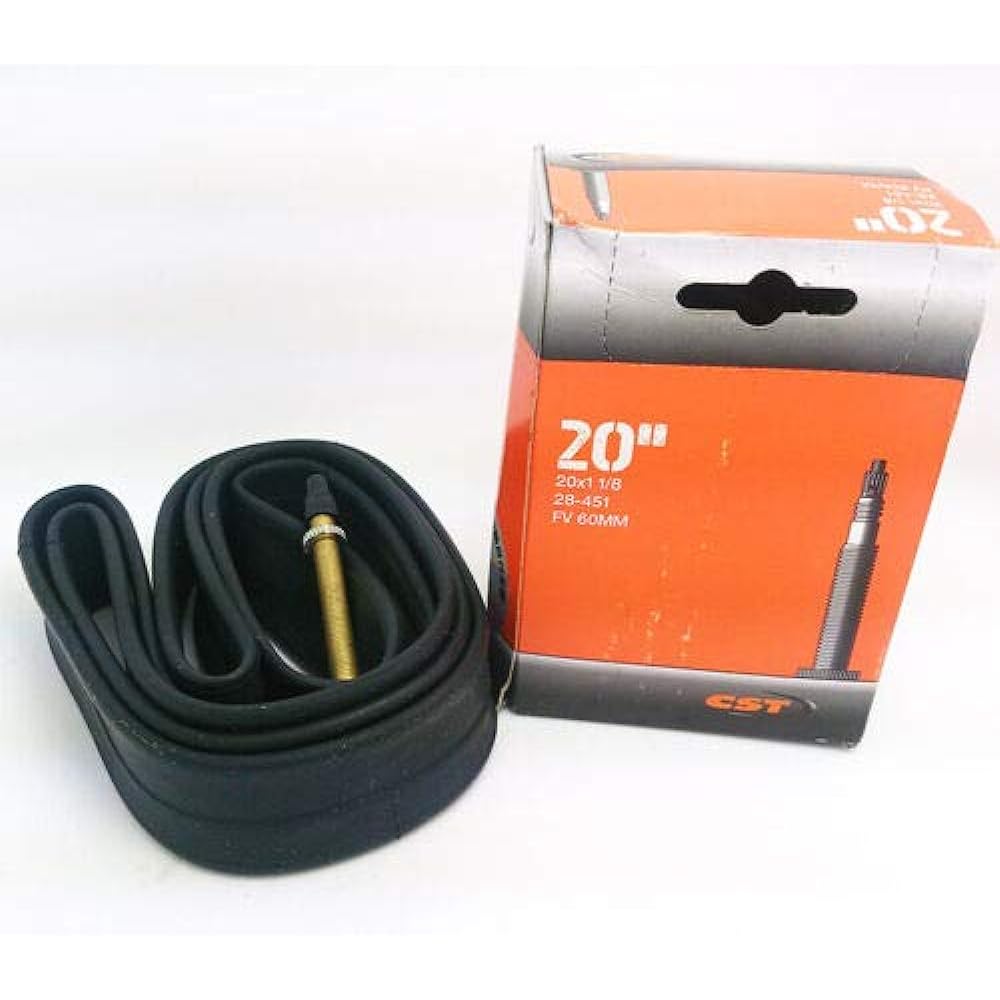 Bicycle Tire Tube 20" 1 1/8 451 Minivelo Folding Bicycle BMX Bicycle Inner Tube Bicycle Parts 2pcs