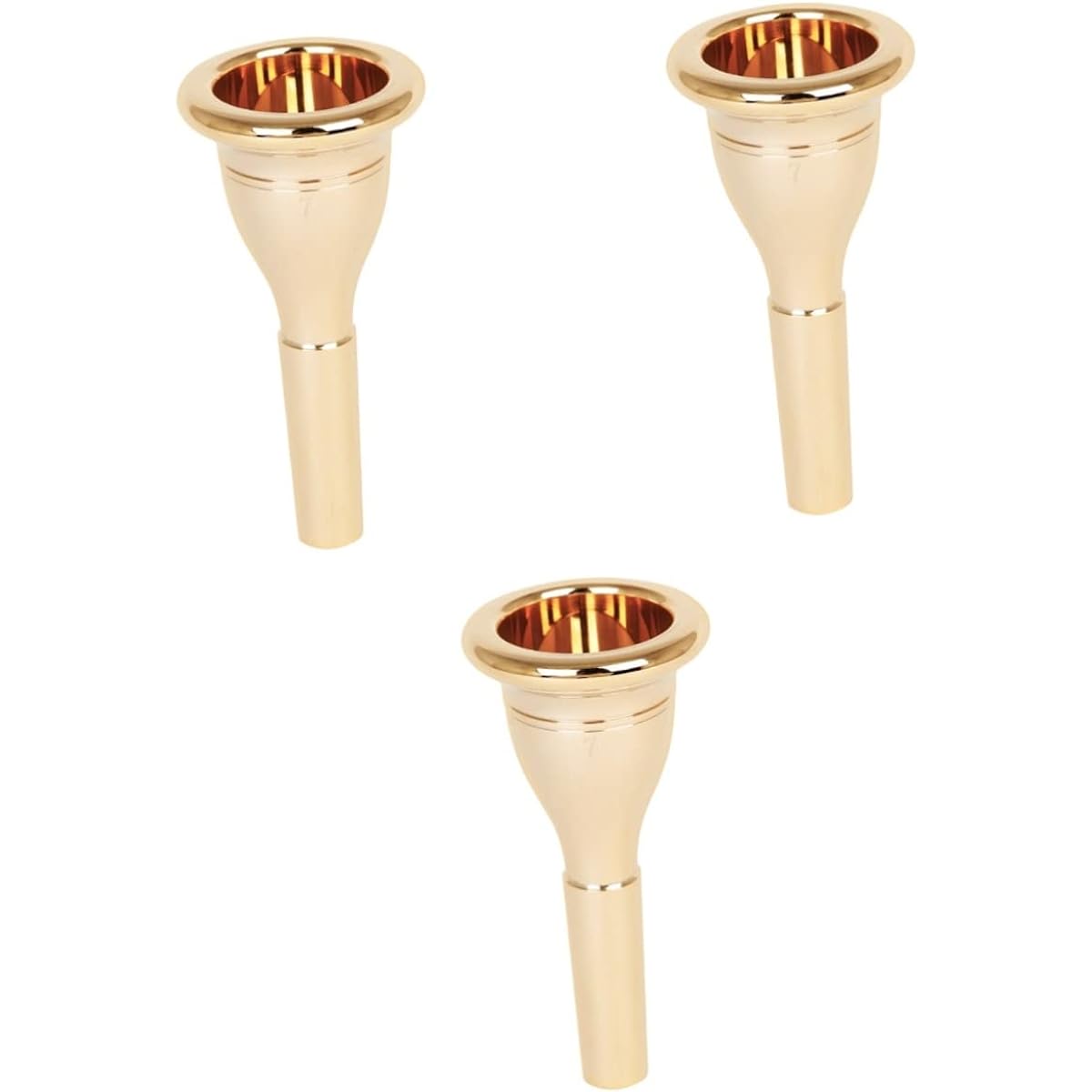 VICASKY 3pcs Large Mouthpiece Brass Instrument Tool Accessories for Men Flute Accessories Metal Tuba Part Loud Tuba Mouthpiece Tuba Valve Oil