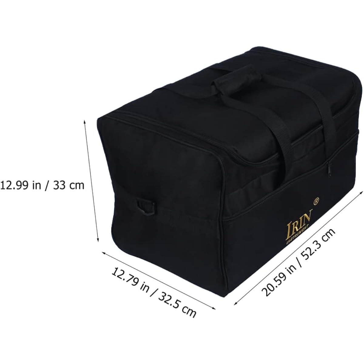 Vaguelly Padded Cajon Bag Bongo Drum Bag Cajon Box Drum Bag with Carry Grip & Shoulder Strap Oxford Cloth Cajon Storage Bag