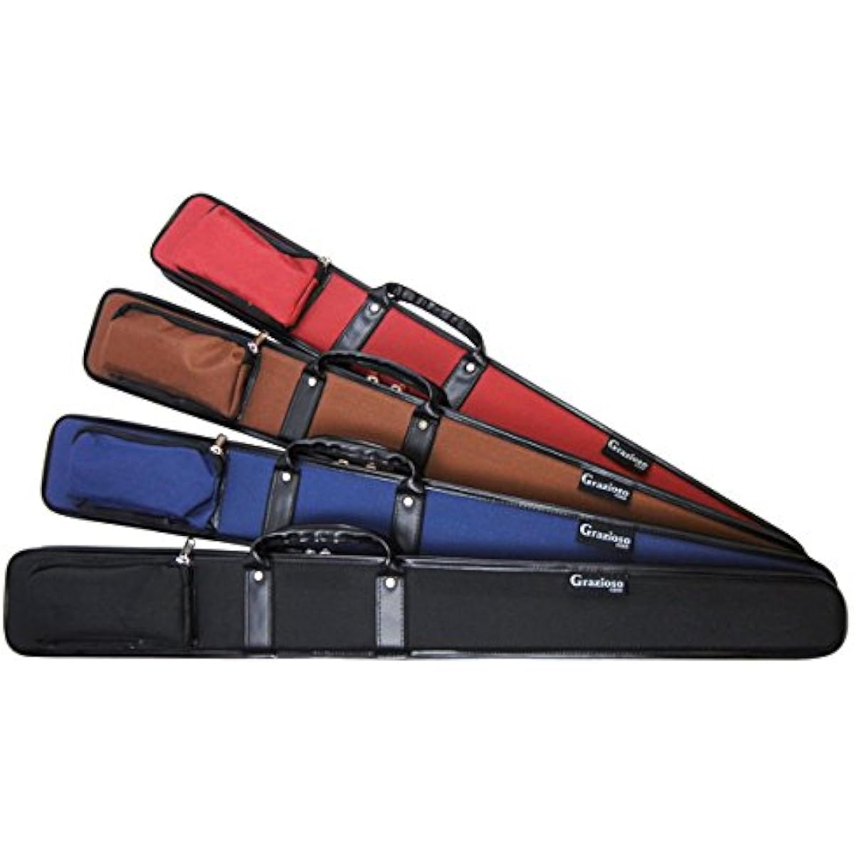 Grazioso double bass bow case (wood base bow case) CBBA-1 Blue