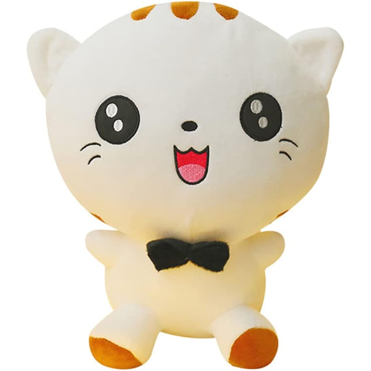 MASKMELLOW Cute Cat Plush Toy Soft Cat Stuffed Animal Pillow Birthday Gift for Kids (Yellow B, 19.7 inch)