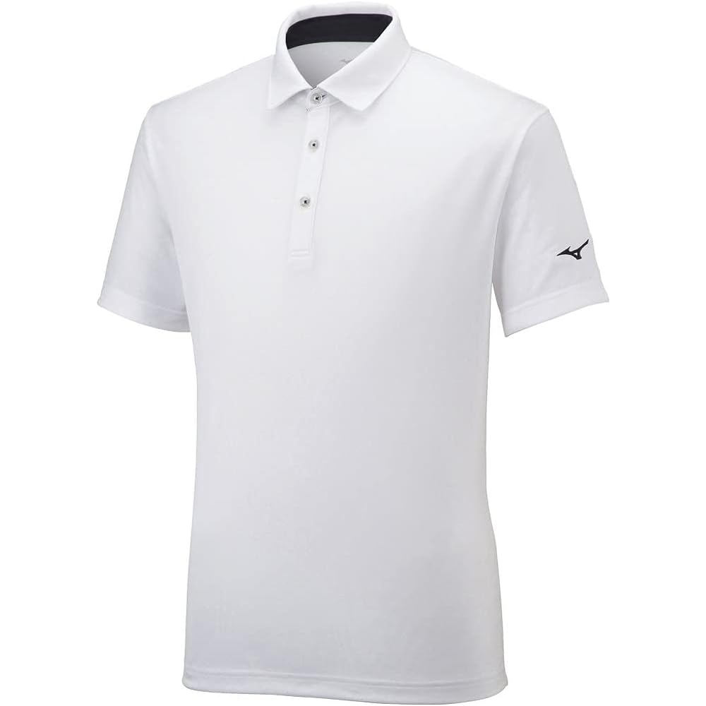 [Mizuno] Training Wear Navi Dry Polo Shirt Short Sleeve Sweat Absorbent Quick Drying U Neck Inner Underwear UPF15 32MA2195 Men's