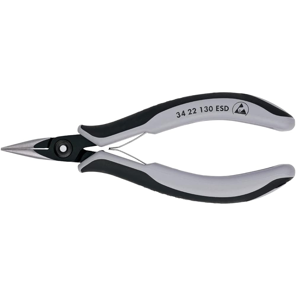 Knipex ESD Precision Pliers Half Round 135mm 3422130ESD
