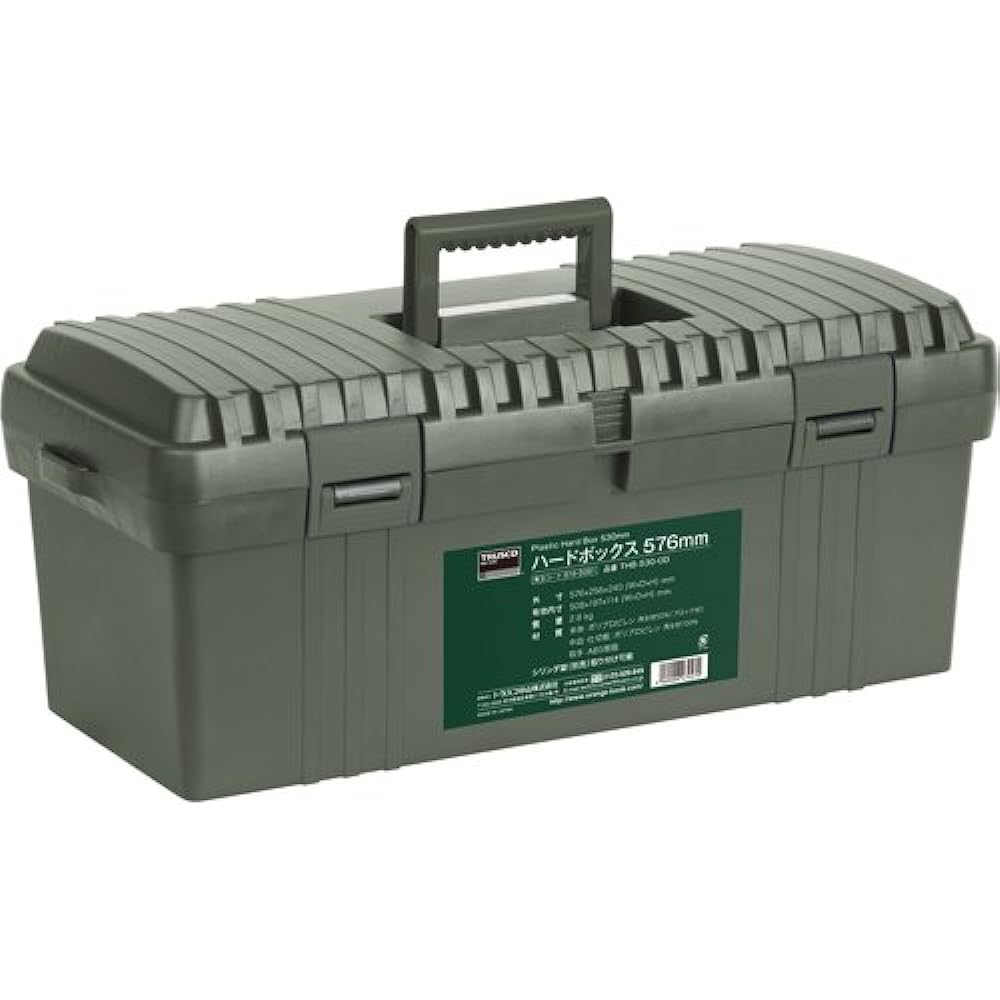 TRUSCO Hard Box Total Length 576mm OD Color THB530OD