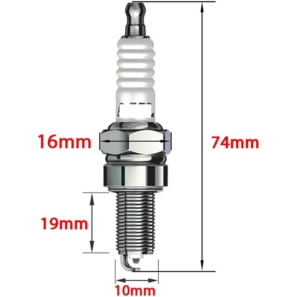 Motorcycle Ignition Spark Plug S/UZU-KI ALT125 ALT185 DR125 DR200 DR200SE DR250 DR370 DR400 DR500 GN125 GN250 GN400 GR650 (Color: 4Pcs Iridium)