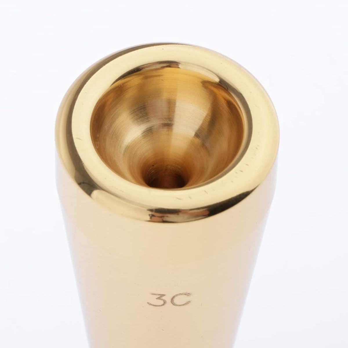 TUOREN Heavy Duty Trumpet Mouthpiece 3C Mouthpiece Compatible with Professional Players, Outer Diameter 9.8mm