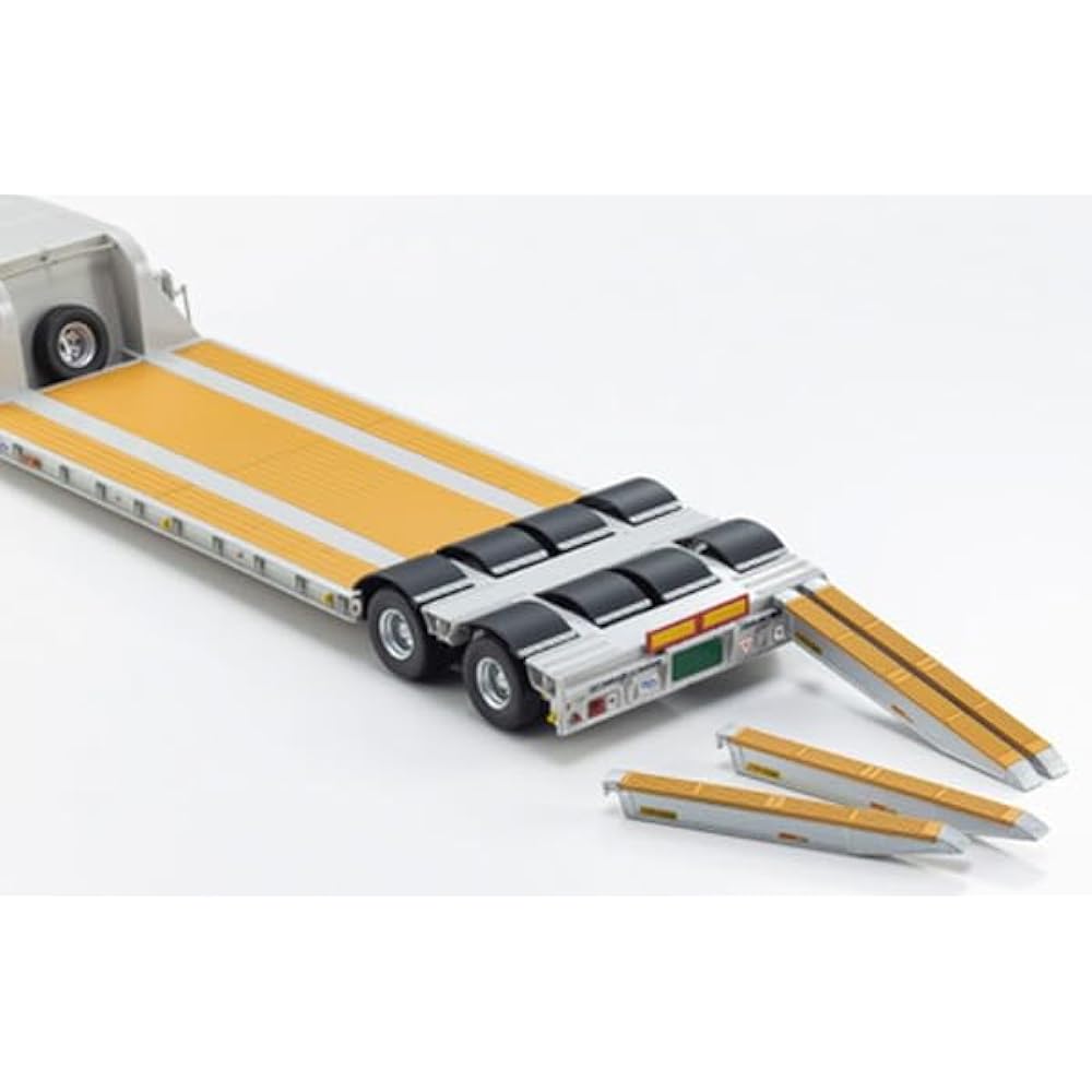 Kyosho Original 1/43 Nippon Trex Heavy Equipment Transport Semi-Trailer Gray Finished Product