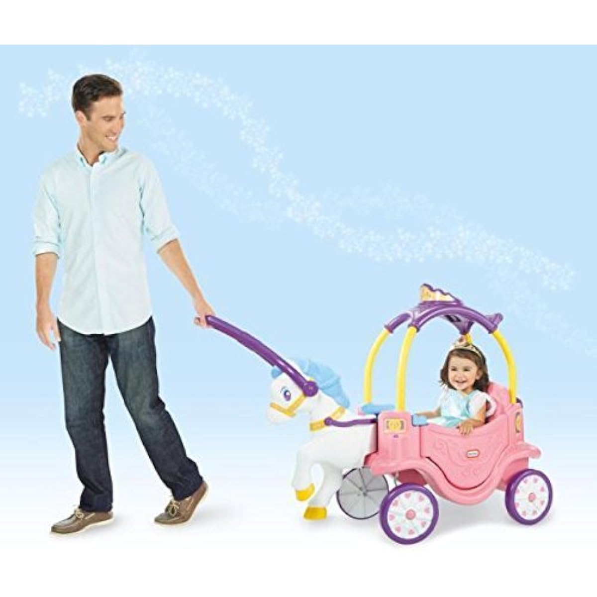Little Tikes Princess Fourth Carriage Ride-on Toy Horse Littletikes 642326 [Parallel Import]
