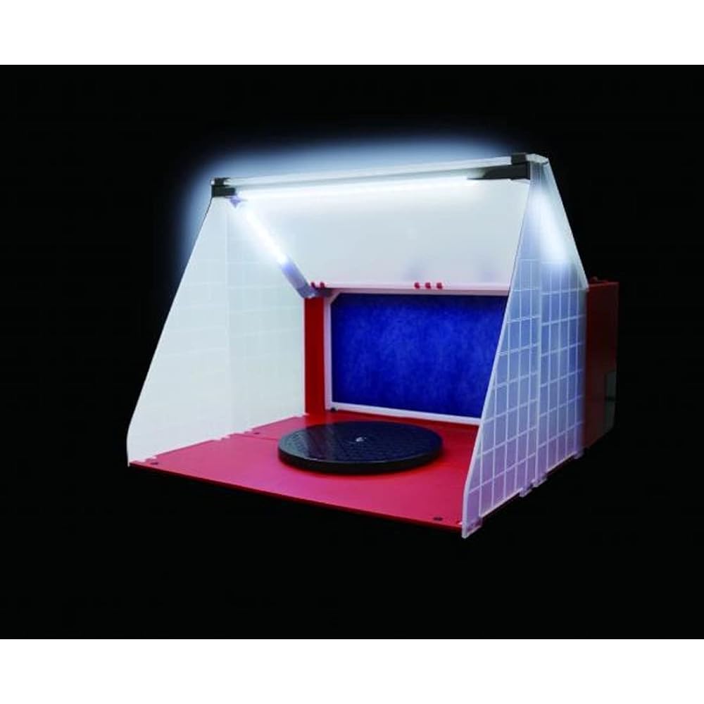 Airtex AIRTEX Spray Booth Red Cyclone-L (with LED light) Hobby Tool SPR-L