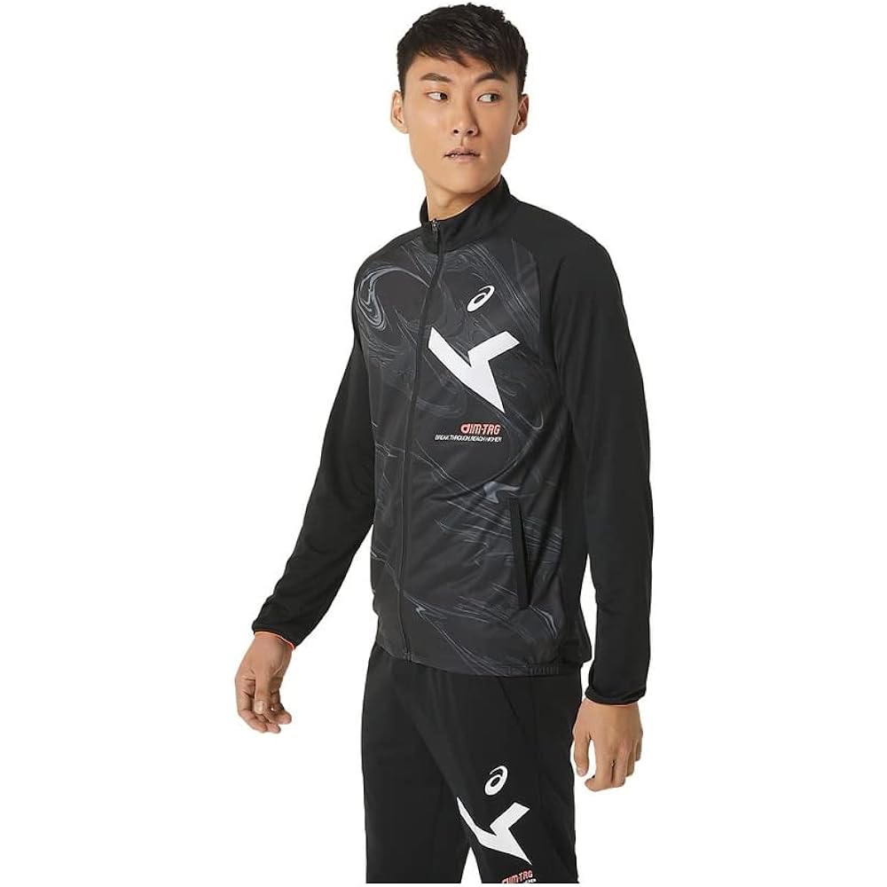 [ASICS] Training Wear A-I-M DRY STRETCH KNIT GRAPHIC JACKET 2031D995 Men's