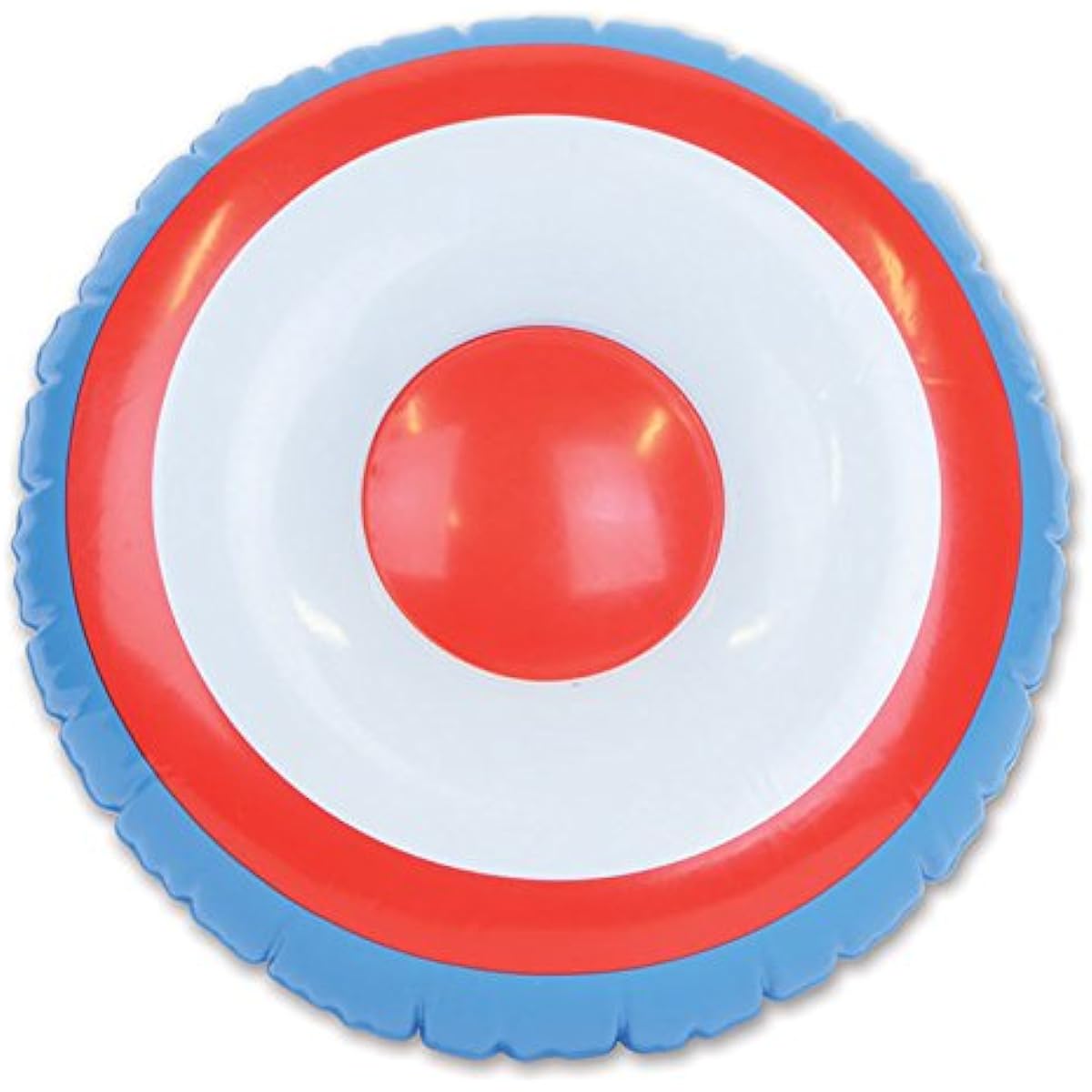 Beistle 52152 Inflatable Hero Shield Party Decoration, 12 Inch, Red/White/Blue