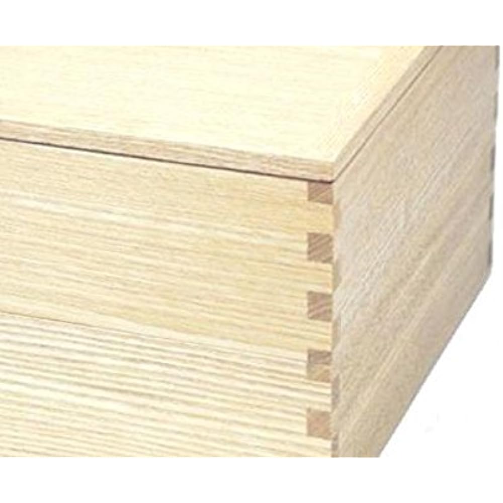 Matsuya Lacquerware Shop Shiraki lacquered ash 5.0 size three-tiered Shigeuchi vermilion