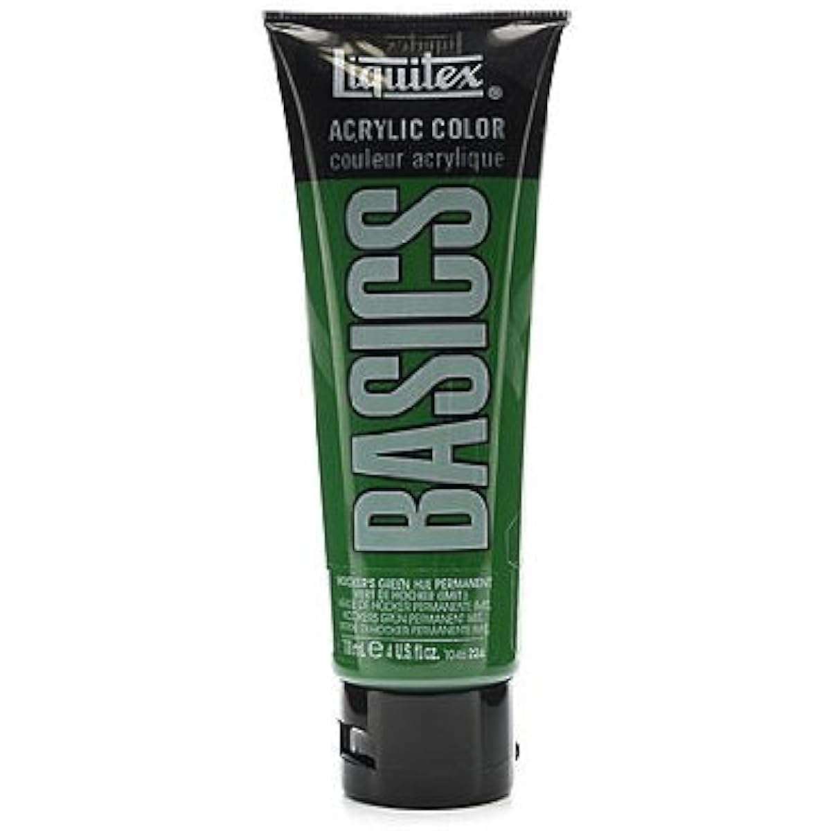 Liquitex Basics Acrylics Colours Hooker's green hue permanent 120ml tube [PACK OF 3 ]