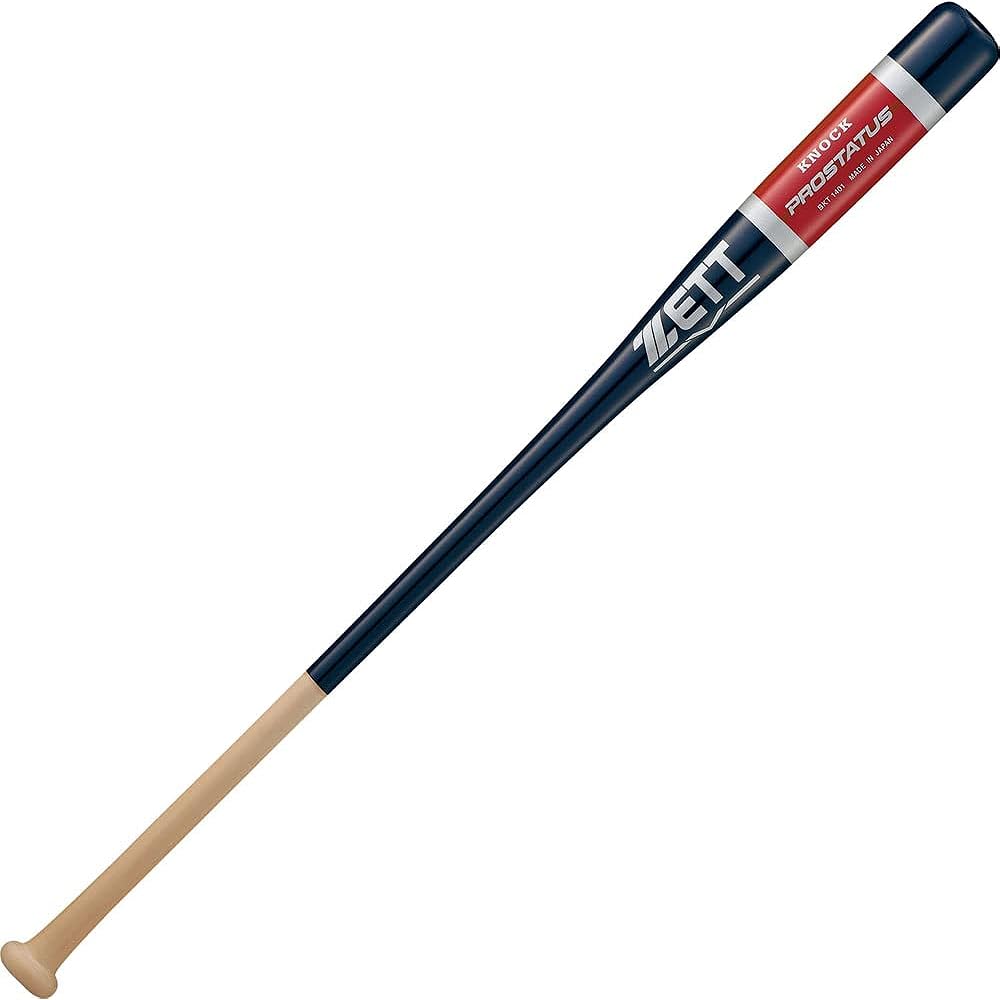 ZETT Baseball Knock Bat Prostatus Wooden (Pak + Maple) 560g Average Made in Japan BKT1401