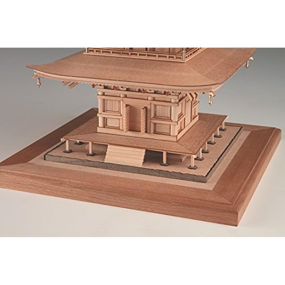 Woody Joe 1/75 Rurikoji Temple Five-storied Pagoda Wooden Model Assembly Kit