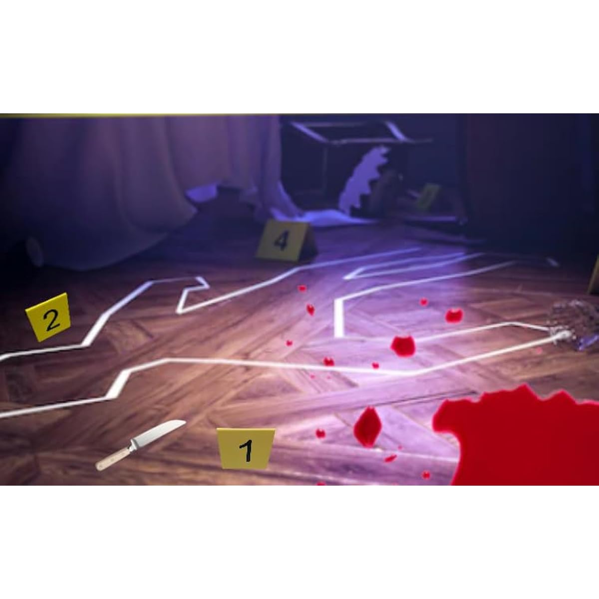 20 Pack Evidence Markers and 300ft Crime Scene Barricade Tape Kit for Halloween Crime Scene Decorations Murder Mystery Party Game Decor