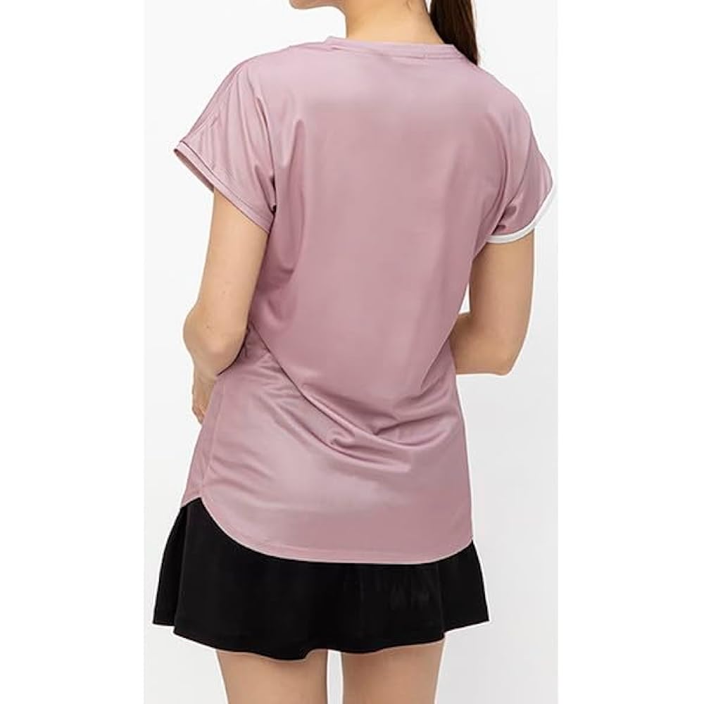 [Le Coq Sportif] T-Shirt Color Switching Game Shirt UV CUT (UPF50+) SUNSCREEN JTA Official Official Short Sleeve Sunscreen Match Practice Women's