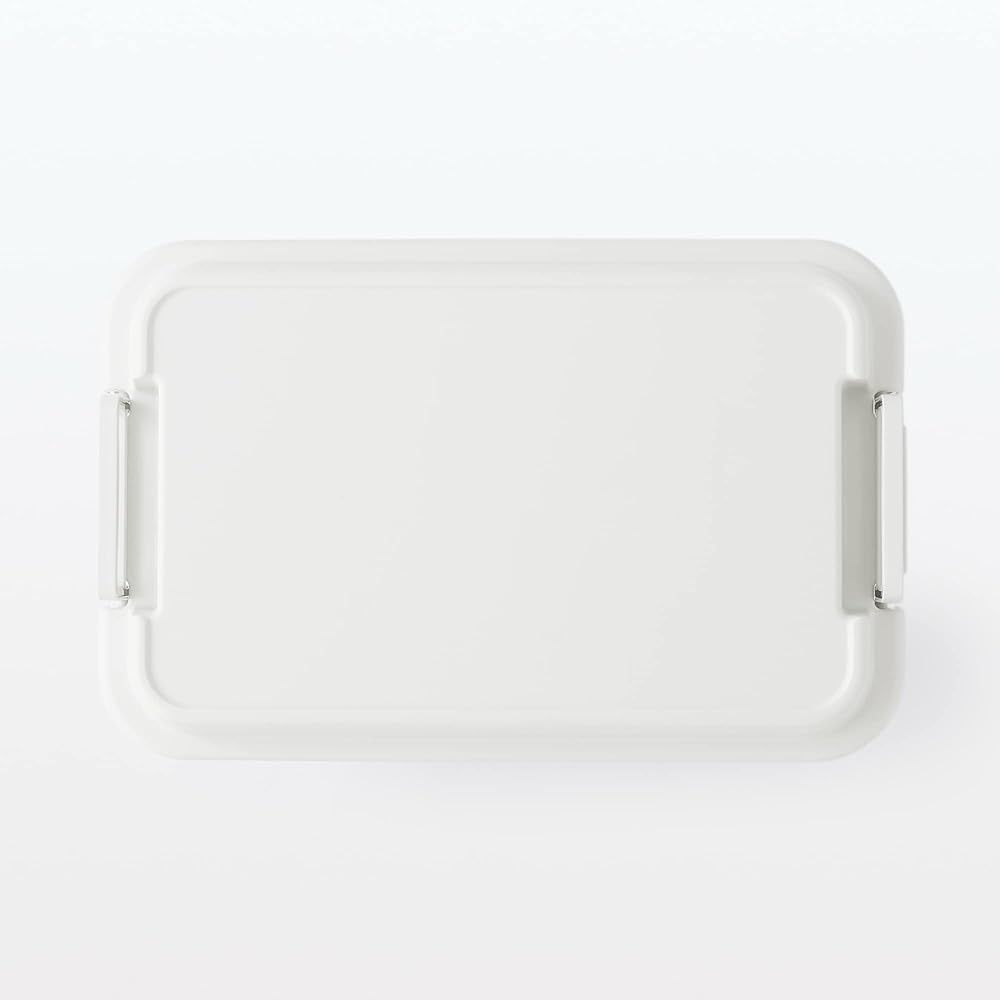 MUJI [Set of 4] Polypropylene sturdy storage box, large 50L, approx. width 60 x depth 39 x height 37 cm 44620830