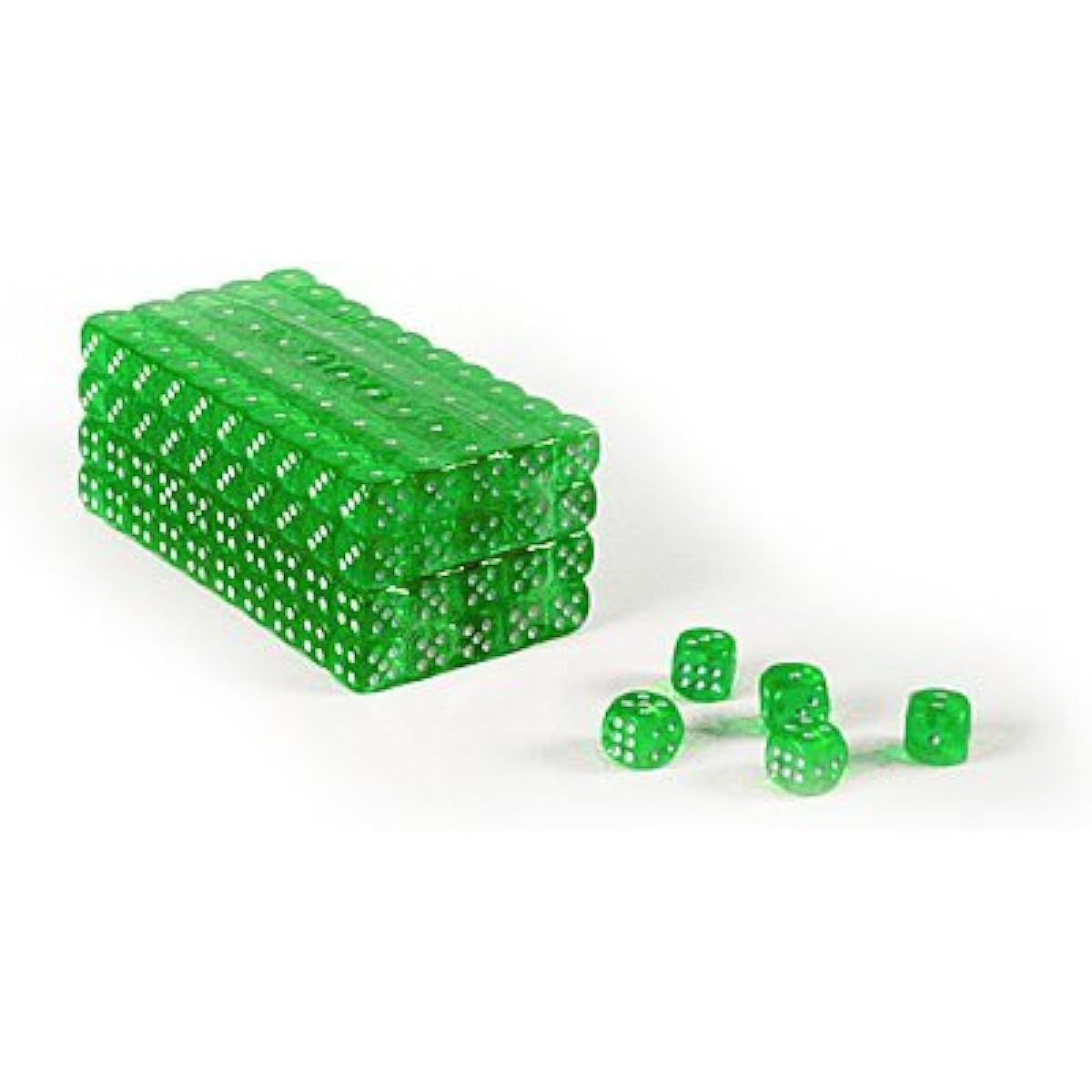 [Da Vinci] Da Vinci 200 16mm 6Sided Translucent Gaming Dice, Green 611-200-green-dice [Parallel Import]