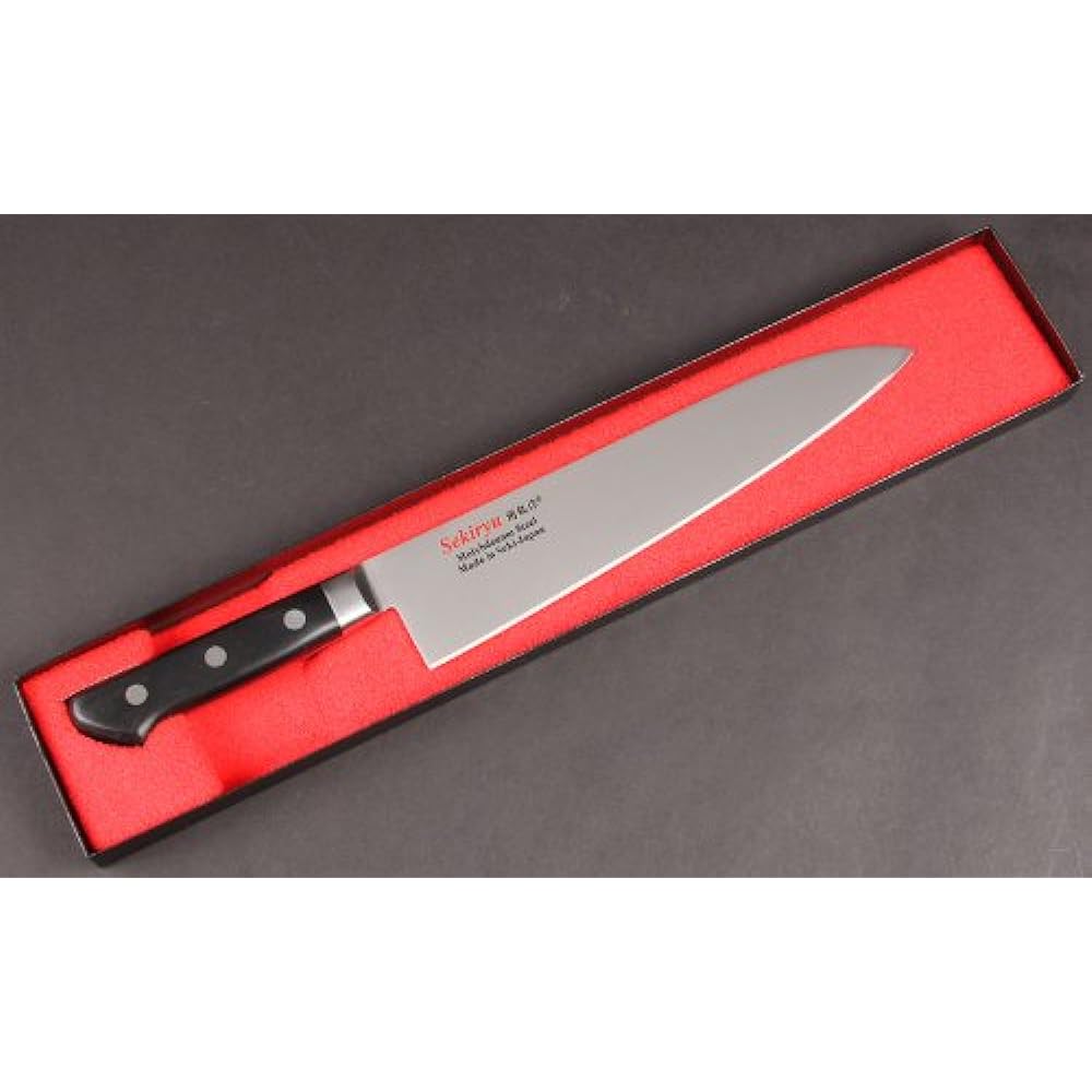 Osawa Sword Gyuto Knife Silver Approx. 24cm Sekiryu Molybdenum Steel POM Pattern Gyuto SR-MG240