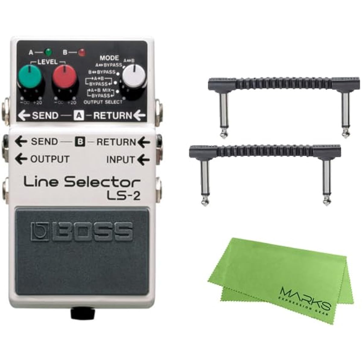 [WARWICK Patch Cable + Cross Set] BOSS Line Selector LS-2