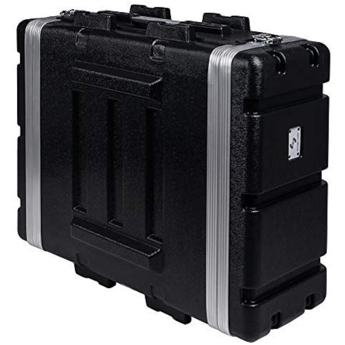 Sound Town Lightweight 4U PA DJ Rack/Road Case ABS Construction 19" Depth Heavy Duty Latch (STRC-A4U)
