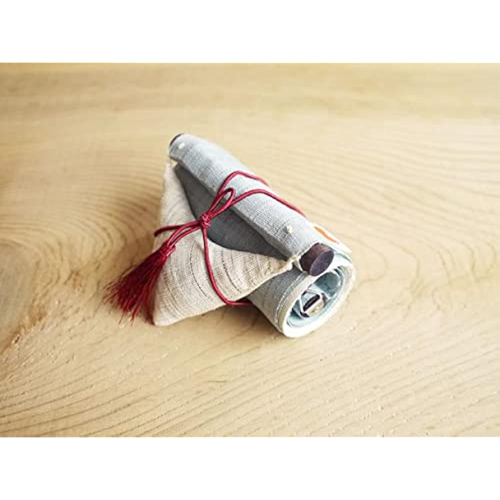 Tapestry "Satozakura" Stylish Modern 100% Linen Hand Dyed Thin Tapestry Wall Hanging