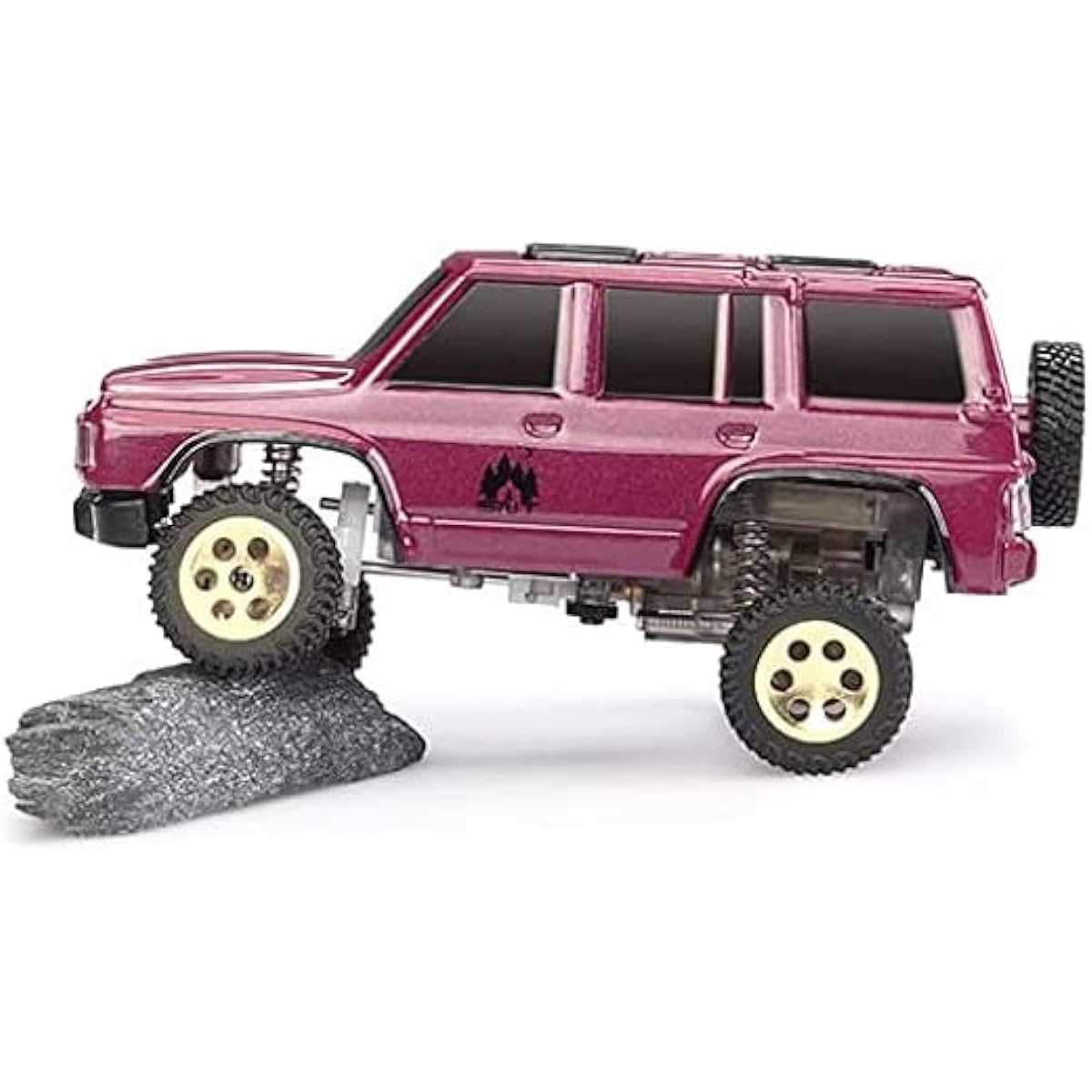 DIATONE 1/64 Ultra-compact four-wheel drive RC car (Red) [Diatone SNT Y60 RTR 4WD RC 1:64 (Red)] Certified by the Ministry of Land, Infrastructure, Transport and Tourism, Japanese manual included