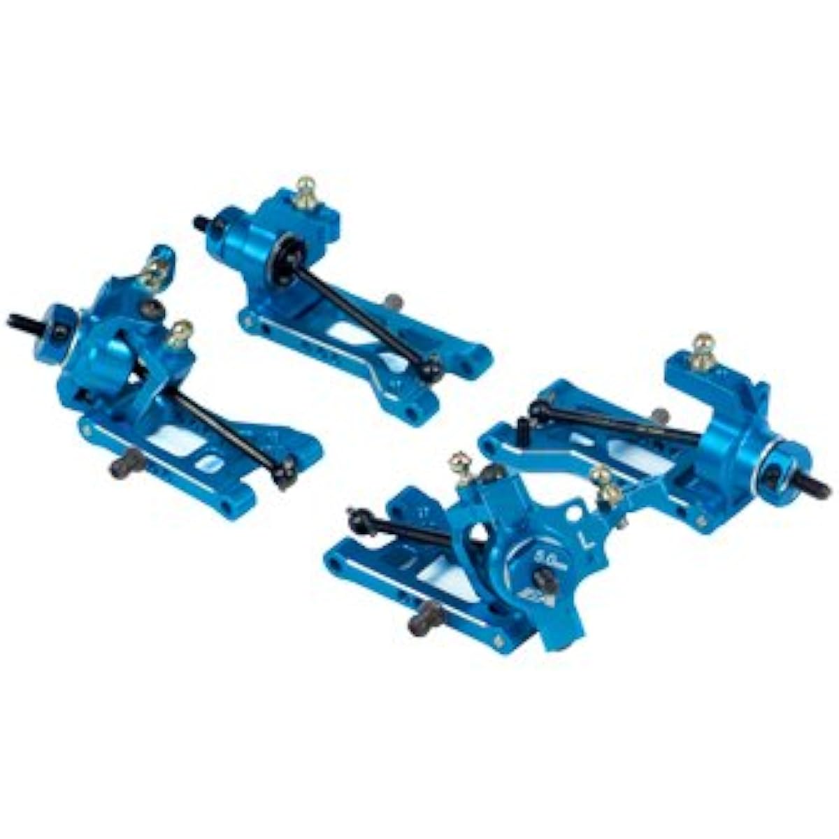 Eagle Model Tamiya Jura suspension set for TT02, part number TT02-14U-AL-LBL