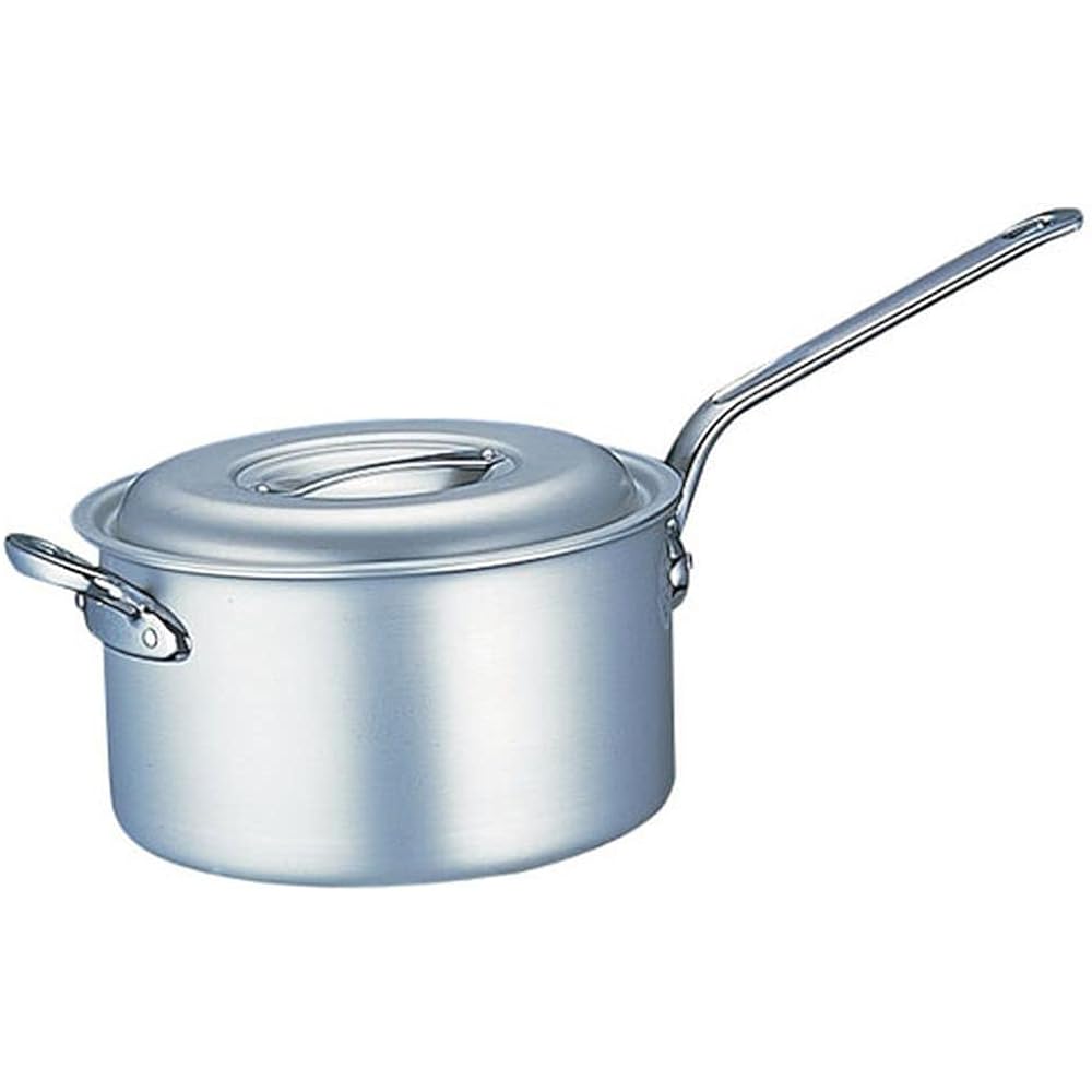 Endo Shoji Commercial Meister One Hand Deep Pot 15cm Eco Clean Processed Aluminum Alloy Made in Japan AEK0801
