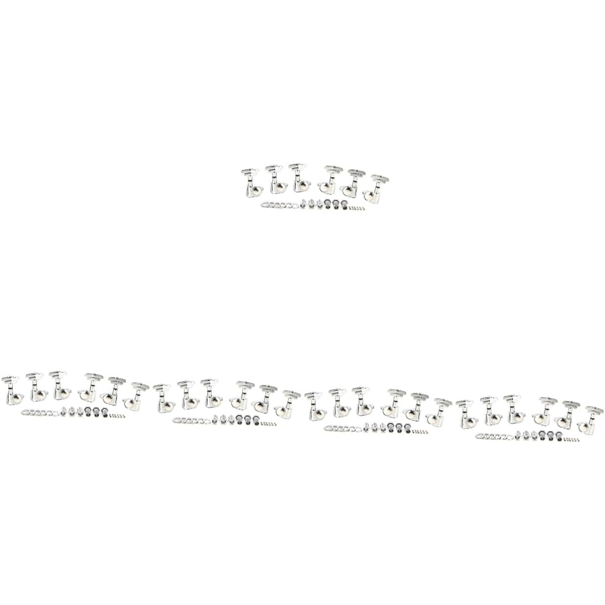 VICASKY 5-piece set of guitar strings, guitar set, guitar tuner, guitar parts, classical, musical instruments, nails, accessories, knobs, zinc alloy
