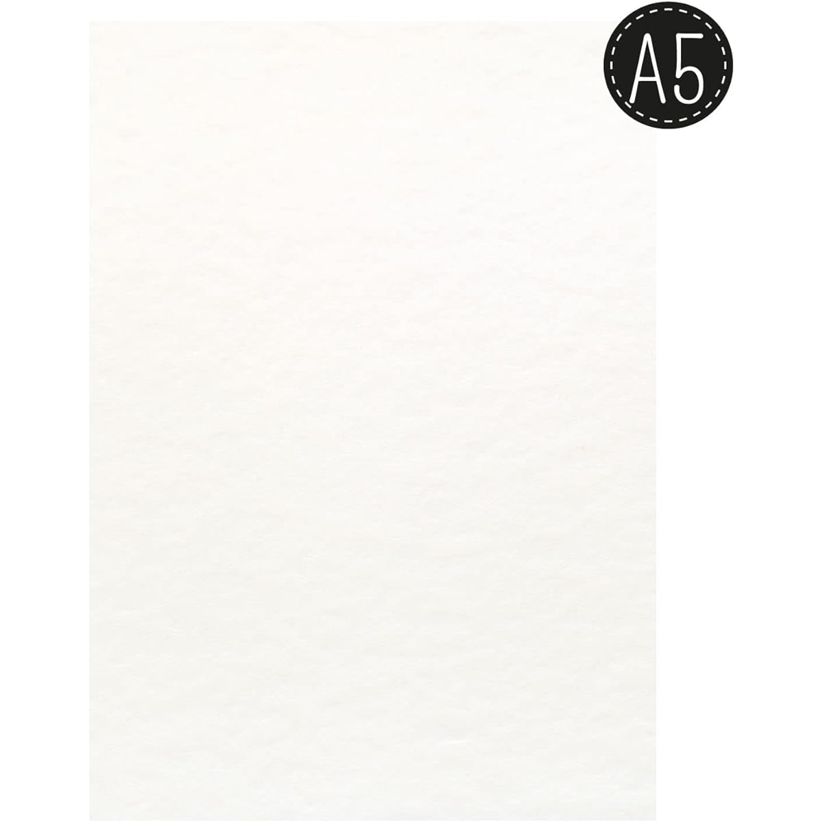 Vaessen Creative Florence Watercolor Paper A5 Ivory 300GSM Artist Grade Quality Textured Surface 100 Sheets for Painting, Writing and Art Projects