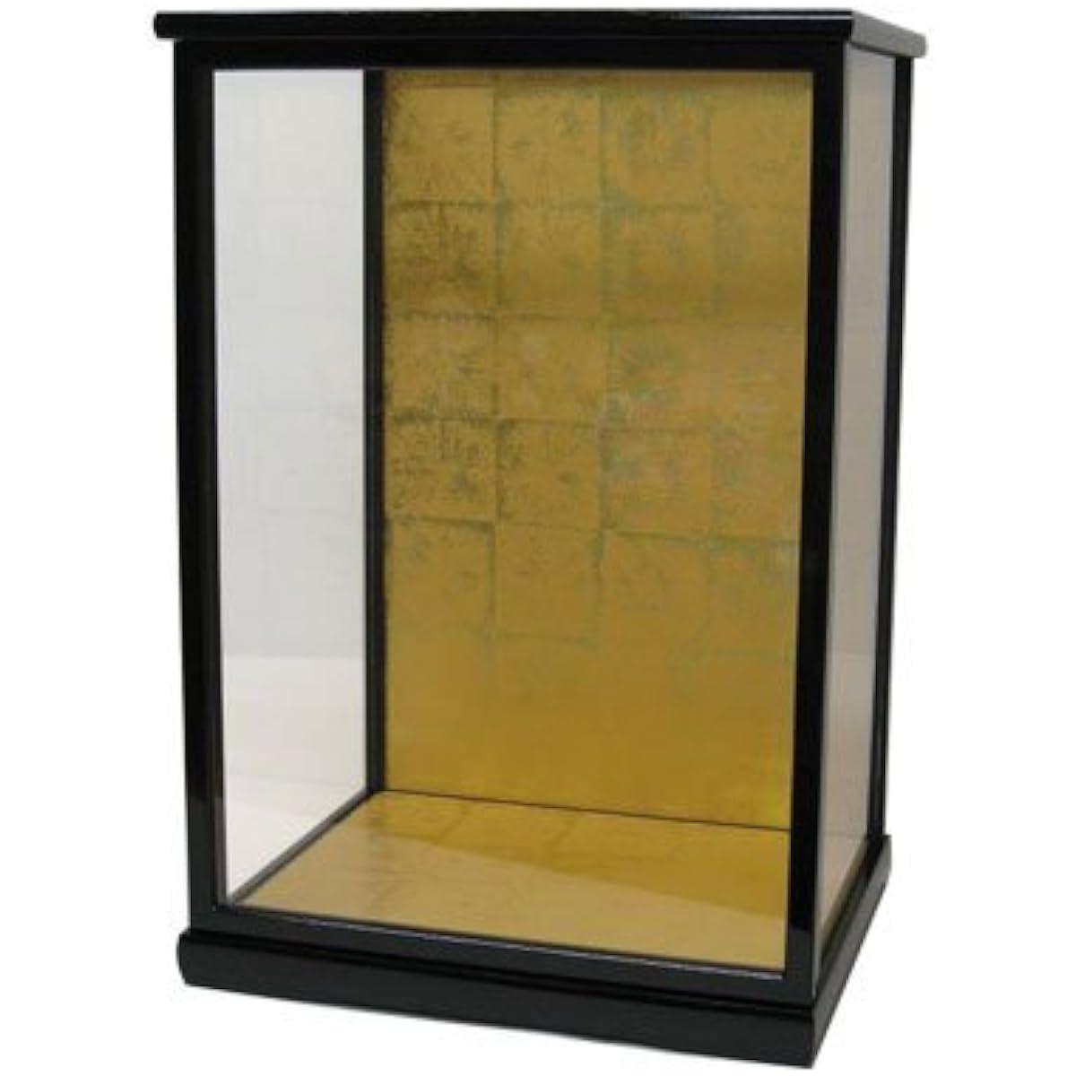 Doll case (glass case) 30 x 24 x 50 (black mulberry lacquer) Japanese dolls, Hakata dolls, Ichimatsu dolls, children's dolls, hanging dolls