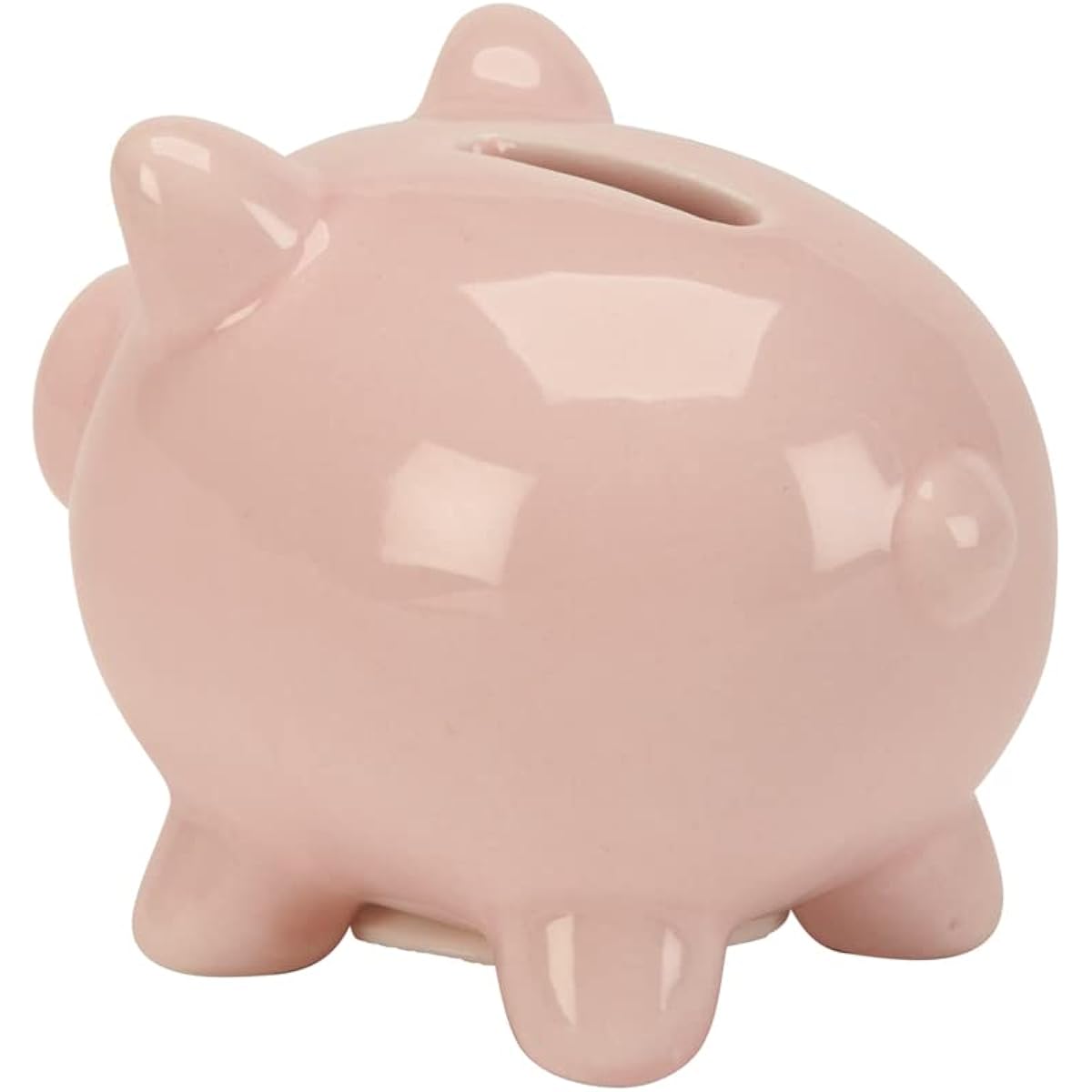 Creative Gifts International Small Pink Ceramic Pig Money Box 3" x 4" x 3" with Gift Box
