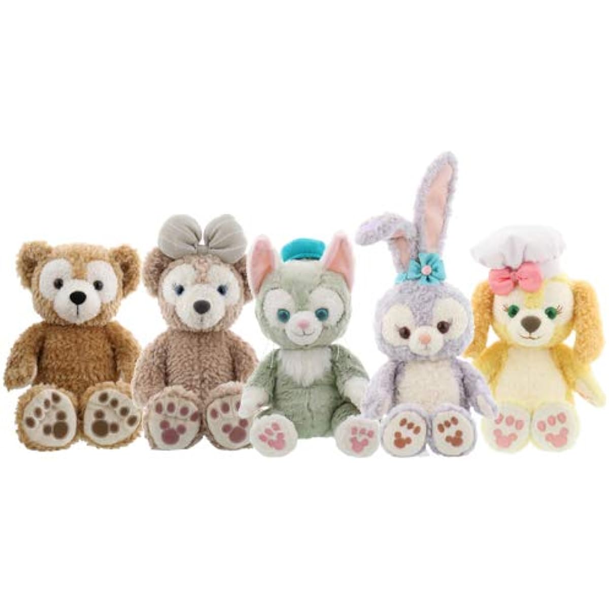 [Set of 5] Duffy, ShellieMay, Gelatoni, StellaLou, CookieAnn, S-size stuffed toy set [Tokyo DisneySea exclusive] Duffy & Friends Disney goods souvenir