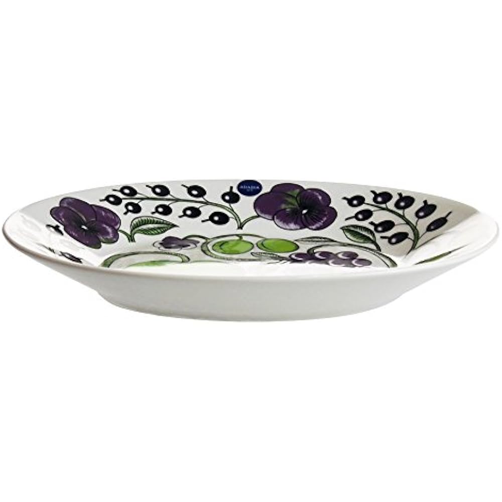 Arabia Paratissi Purple Oval 22x25cm [Parallel Import] 64-1180-100130-3