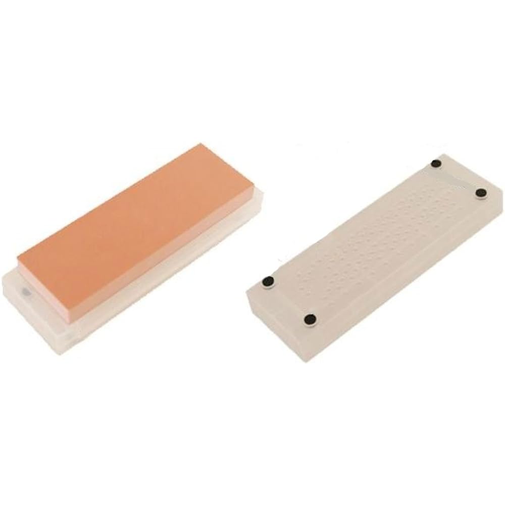 NANIWA professional whetstone Goken Kagayaki #2000 with sharpening stand and storage case 210 x 70 x 20 mm NK-2220
