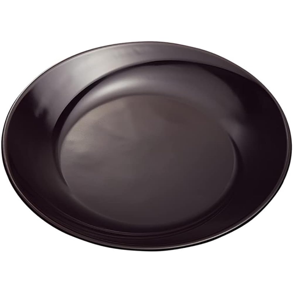 MARUKEI Round Plate/Twisted Round Plate, Diameter 23cm, Tamekuro, Made in Japan, Break-resistant, Dishwasher Safe, Stackable "Crysta" E227 TBC 5 Piece Set [Commercial Set]