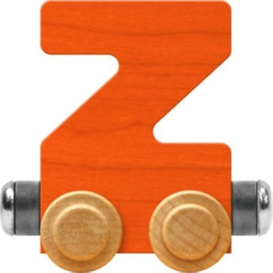 NameTrain Bright Letter Car Z - Made in USA Orange 10026O