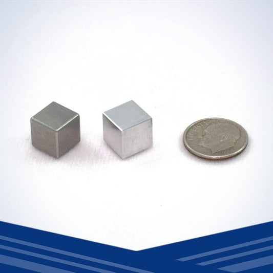 Tungsten & Aluminium Cube Set - 1cm