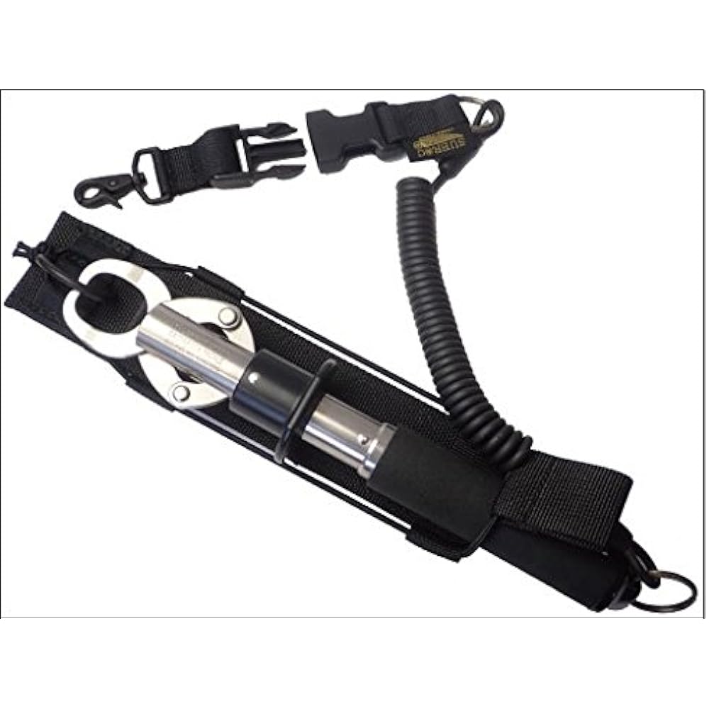 Toho Sangyo SPIRAL LEASH CORD 2704 BLACK LONG