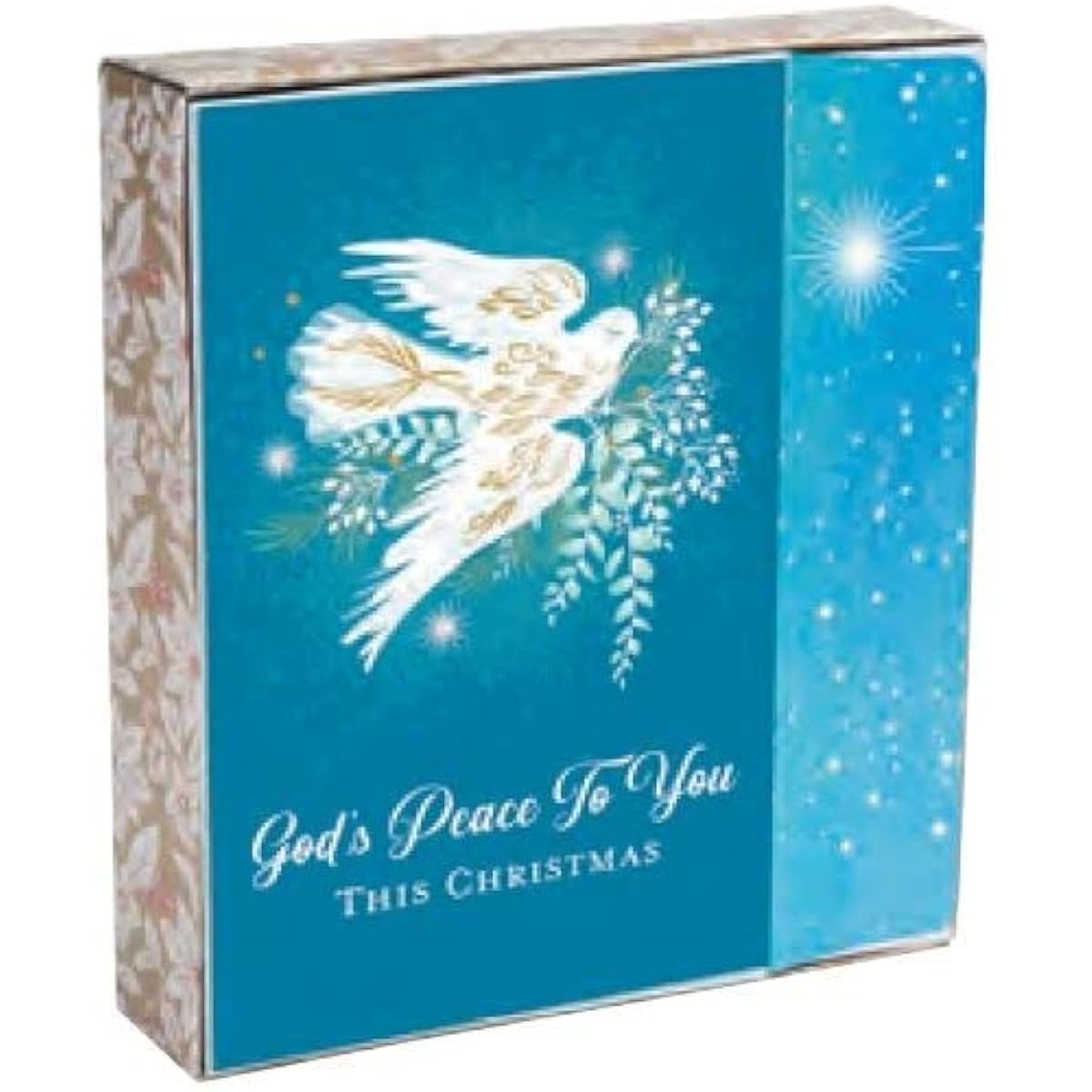 DaySpring - God's Peace to You This Christmas - Inspirational Christmas Cards - Boxed Cards and Envelopes, 18 Count, KJV (J6350)